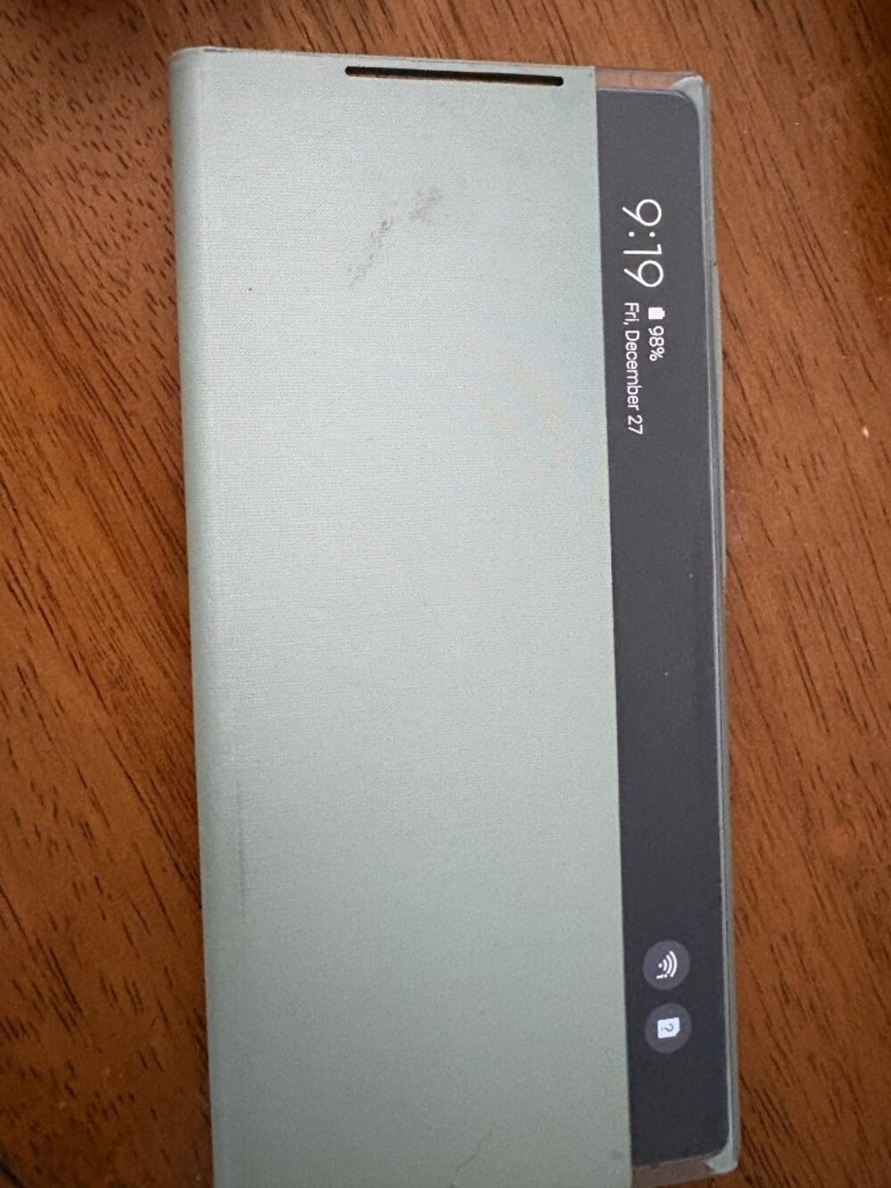 Note 20 phone cover, green, flip cover for Samsung Note 20, cover only